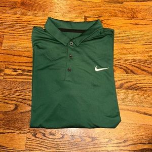NIKE | Dri-Fit Golf Polo Shirt Football Green L Large